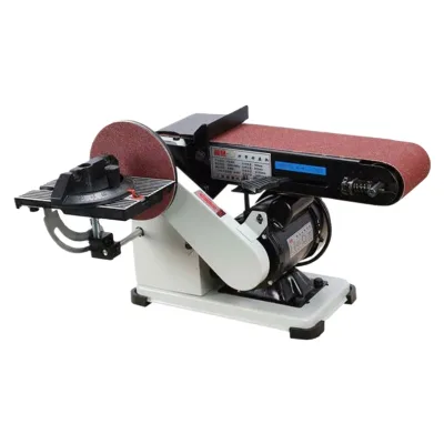 Fusai 4"X 6" 450W Electric Woodworking Belt Disc Sander Machine Engine Diy Industrial Grade Easy Operate 6" Belt Width 9" Disc