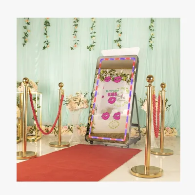 Self-Service Selfie Photo Booth Distributor Mirror  Photo Booths Factory, Selfie Photo Booth Kiosk Distributor