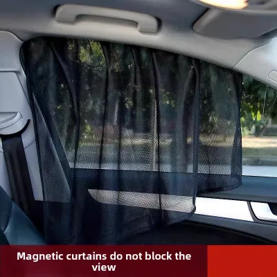 Car Louver-style Semi-transparent Sunshade Sun Protection Heat Insulation Sun Visor Interior Side Window Block Shade Curtain