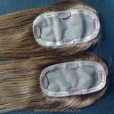 Silk Base Human Hair Topper with Swiss Lace 3*5  0.02mm Thickness and 150% Density for Undetectable Hairline and Maximum Realism