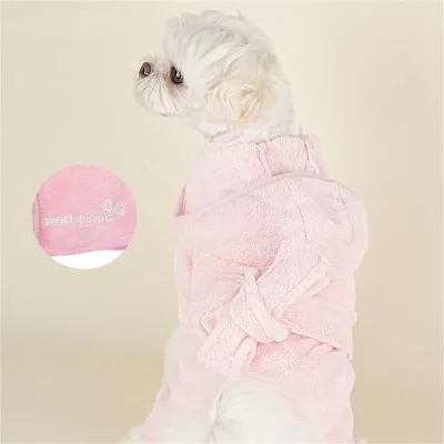 Pet Bath Towel Dog Bath Towel Bathrobe-super Absorbent Towel for Quick Drying