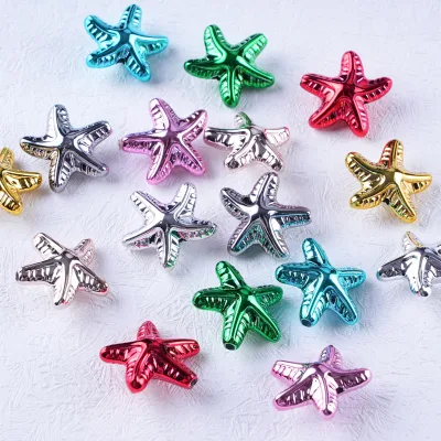 Little Starfish Plating DIY Summer Beach Ocean Beads Small and Sweet Punk Decorative Accessories