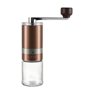 Coffee Accessories Manual Coffee Grinder with 100ml Glass Bottles  for Coffee Bean Grinder with 304SS Housing