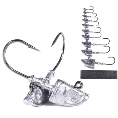 3.5G-150G Swimbait Jig Head Saltwater Flats Jig Head Bait Spin Head  Realistic Fish