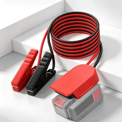 Adapter for Bauer 20V with 6FT Jumper Cable Car Battery Charger Jump Starter