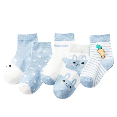 Wholesale Cute Animal Baby Pure Cotton Comfortable Children's Socks Mid Tube Socks