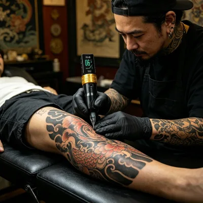 New Arrival Quiet Low Vibration Cordless Tattoo Pen Wireless Rotary Tattoo Machine for Lining and Shading