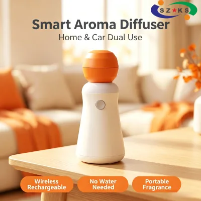 New Niche Luxury Fragrance Smart Aroma Diffuser Automatic Spray Portable Scent Machine Bedroom Home Car Wireless Air Freshener