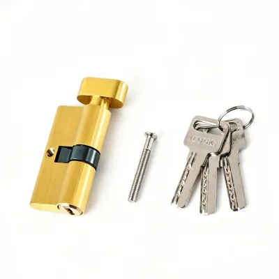 60MM Zinc Alloy Brass Core Lock Cylinder Double Opening Front Door Mortise Lock Wooden Door Knob 3 Keys 70mm Backset