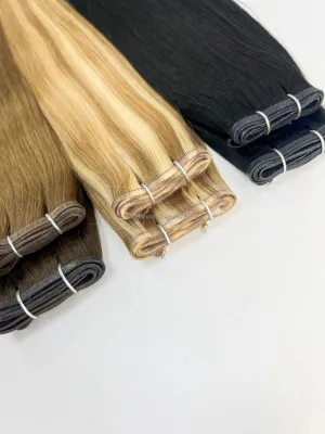 Volume for European Virgin Hair Extensions Double Drawn Machine Double Weft Increase Volume