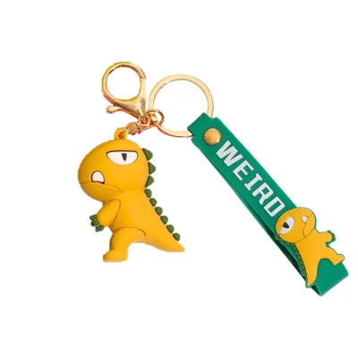 Birthday Gifts Customization PVC Key Chain Accessories Pendant Bag Key Ring Pendant for Dinosaur Keychains