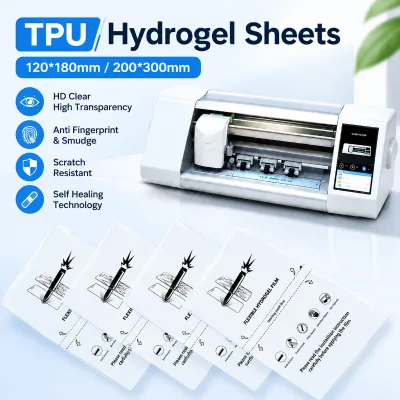 Customized Size and Pattern TPU Hydrogel Protector Film HD Clear Self Healing 120*180 Full Coverage Flexible Material for Cutter
