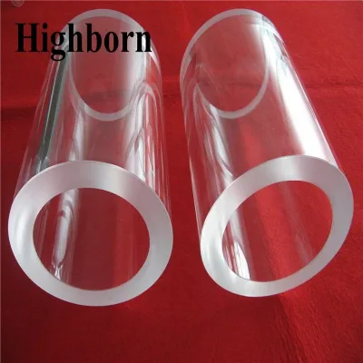Clear Thick Walled Borosilicate Glass Tubing Thick Wall High Purity Polishing Customize Transparent Quartz Glass Pipe