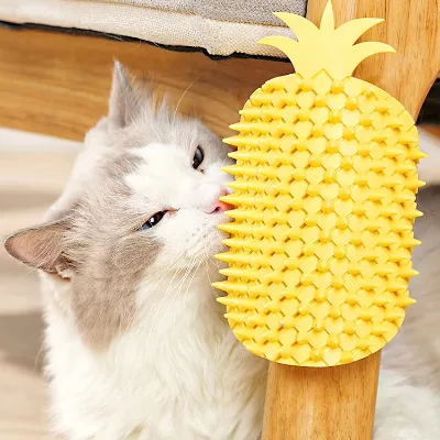 Cats Brush Corner Cat Dog Massage Self Groomer Comb Rubs the Face With a Tickling Product