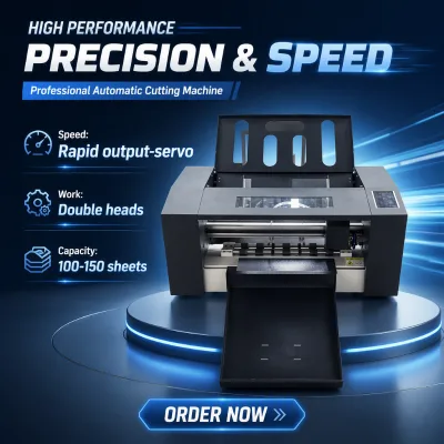 High Working Speed Automatic Die Cutting Machine FN-S350PRO DH Double Heads Plotter Suit for Various Paper Materials