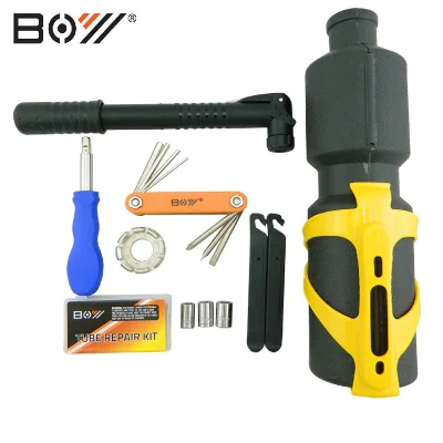 Bike Tool Storage Bottle Multi Tool for Bicycle With Pump/Puncture Repair Kit Cycling Storage Multitool Capsule Box