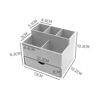 DOOSO Acrylic Nail Art Storage Box Desktop Organizer with Drawer Dustproof Polish Holder Salon Technician Cosmetic Display Case