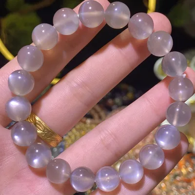 High Quality Silver Moonstone Bracelet Natural Moonstone Bead Used for Gift