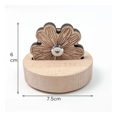 Wholesale Popular Sewing Wooden Thread Cutter With Flower Shape for Hand Sewing Knitting Craft