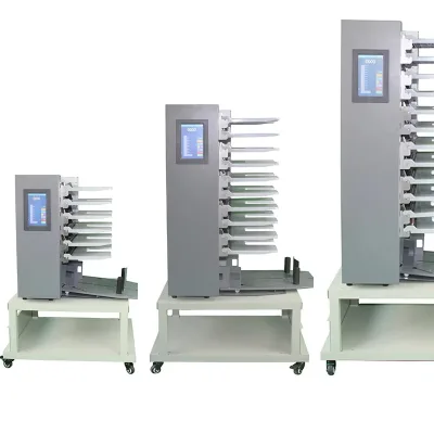 High Quality Full Automatic Paper Collating Booklet Making Binding Machine