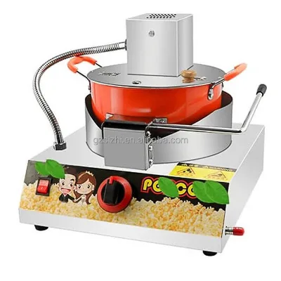 Supply Factory Price Snack Equipment Commercial Gas Pop Corn Popcorn Machine