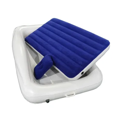 Customized Foldable PVC Inflatable Toddler Mattress Modern Design Air Bed for Kids for Bedroom & Living Room Travel-Friendly