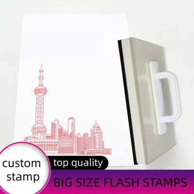 High Quality Postal Stamps Signature Business Office Flash Stamps Name Personalized Ink Large Custom logo Stamp