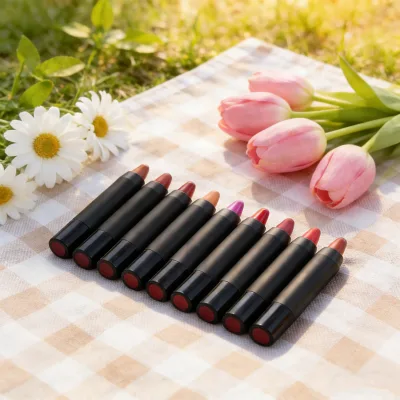 Custom Waterproof Vegan Lipstick Long-Lasting Matte Make-Up Moisturizing Solid Stick Private Label-Create Your Own Lipgloss