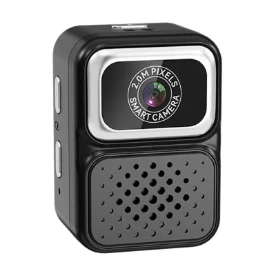 Sport Mini Digital Camera with Necklace Strap Portable Gift for Kids Student Photography Video Recording