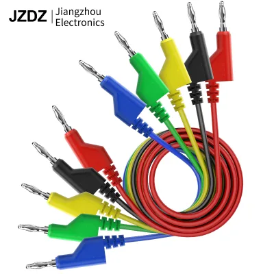 JZDZ 1M 4mm Banana to Banana Plug Test Cable Lead for Multimeter 5 Colors J.70054