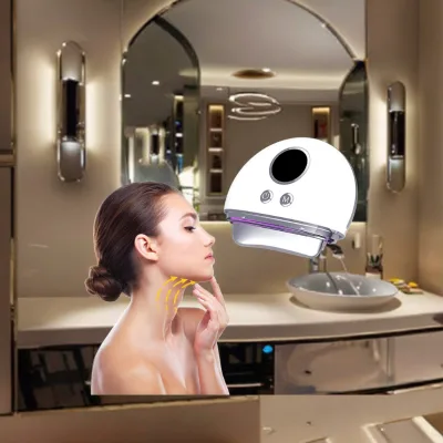 New Arrival Home Electro Lift Skin Rejuvenation Facial Massager Device Vibration Facial Beauty Equipment LED Light Therapy Face