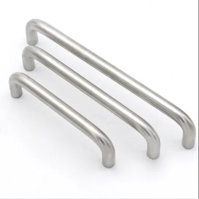 Stainless steel solid handle cabinet drawer handle simple handle U-shaped wholesale