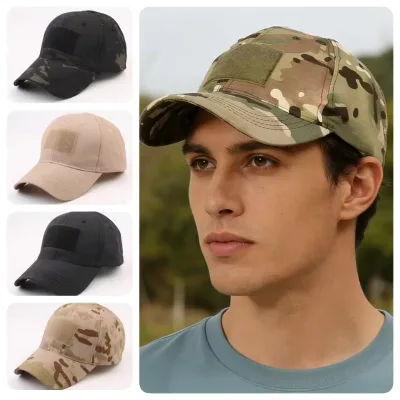 Outdoor Multicam Camouflage Adjustable Cap Mesh Tactical Fishing Hunting Hiking Basketball Snapback Hat Sports