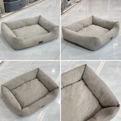 Luxury Pet Bed for Cats Anxiety Calming Designer Eco-Friendly Small Cotton Luxury Cat Sleeping Bed for Indoor Cats