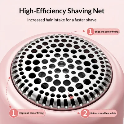 Hotel and Vacation Use Dual Head Female Personal Care Shaver Sensitive Area Grooming With Double Head Trimming Design