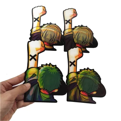 Anime Decor Three Character 3d Anime Motion Sticker Anime Sticker Waterproof Decals