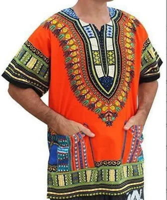 Ecowalson Hippie Costume Set 70s Men's Outfits Hippie Shirt Black  Wig Sunglasses Peace Sign Necklace