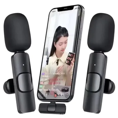 K8 Live Streaming Mini Professional System Headset Wireless Mic Omni-directional Cardioid Noise Cancelling Portable