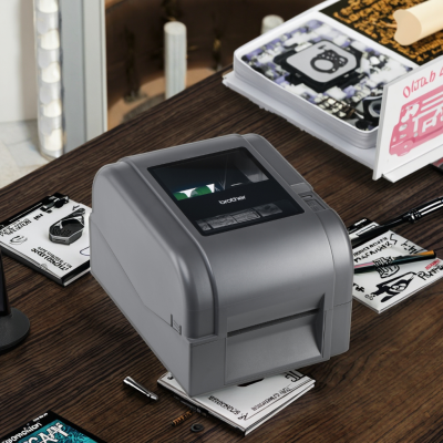 Brother TD4420TN/4520TN High-Precision High-Speed Thermal Transfer Barcode Printer Sticker Label Continuous Serial LAN Stock