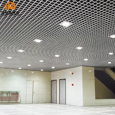 Decorative Modern Style Pop Interior Metal Open Aluminum Ceiling Grid Ceiling