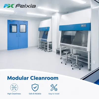 Modular Cleanroom System with Customized Design Cleanroom Panel Door and Equipment for Medical Industry