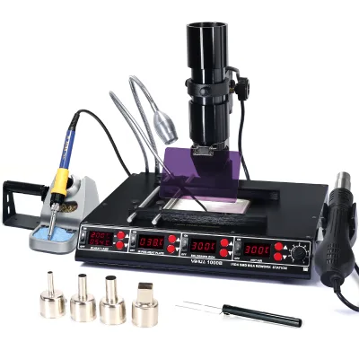 YIHUA 1000B BGA Rework Station Laptop Motherboard Repairing BGA Machine Reballing Kit Welding IR Station  SMD Tools