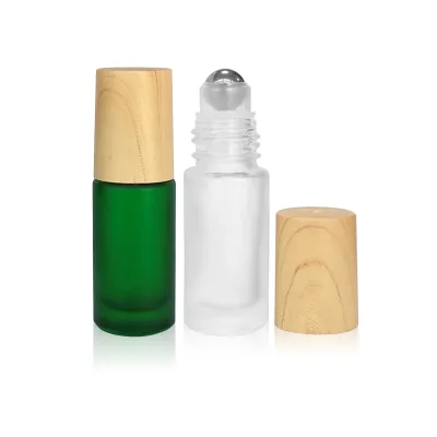 12ml Bamboo Glass Roller Bottles and Packaging