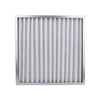 Washable G3 G4 Pre-filter Synthetic Fiber Pleated Panel Air Filter for Cleanroom and AHU Central Air Conditioning