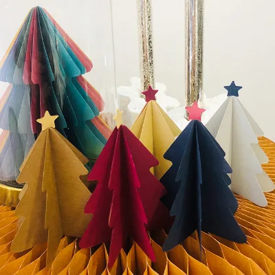 Custom 10.5 cm Art Paper Christmas Centerpiece CE-8P017