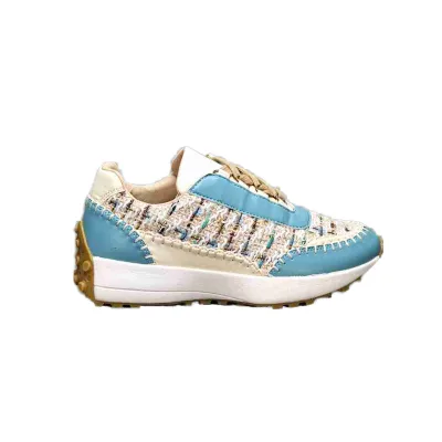 2025 Ladies Khaki Woven Cloth Casual Shoes Low Platform Pointed Toe Slip-On Mesh Lightweight for Spring/Summer Fashion Trends