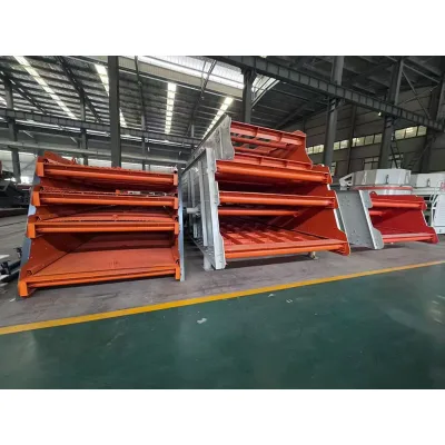 High Efficiency New Steel Linear Ore Screening Machine Linear Vibrating Screen Washer Core Motor Gear for Construction