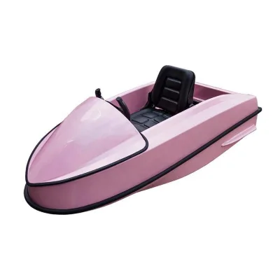 ArtPower EB01P 240cm Long ABS Pink Color 72V Electric Jet Ski Boat Motorized Mini Boat 50km/h for Aquatic Adventures