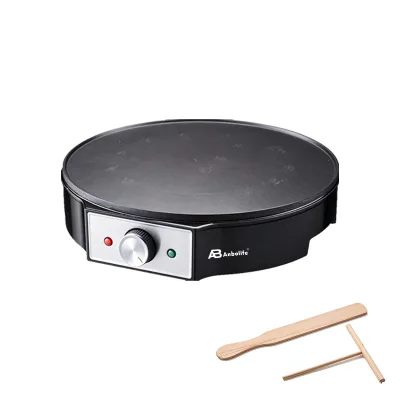 Anbolife Crepe Maker Design Wholesale OEM/ODM Skid-resistant Feet Eco-friendly ETL Non-stick Coating Plate for Easy Cleaning