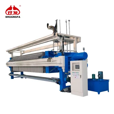 Automatic Membrane Filter Press With Filter Cloth Washing for Paper Mill Waste Water Treatment Plant